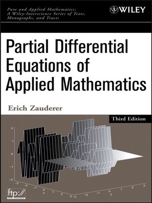 cover image of Partial Differential Equations of Applied Mathematics